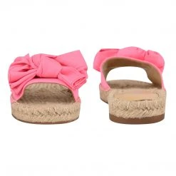Nine West Weave Got You Bow Espadrille Slide Sandals