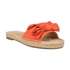 Nine West Weave Got You Bow Espadrille Slide Sandals