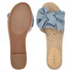 Nine West Bow Espadrille Slide Sandals Weave Got You