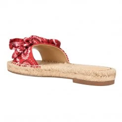 Nine West Weave Got You Bow Espadrille Slide Sandals