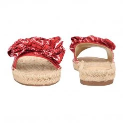 Nine West Weave Got You Bow Espadrille Slide Sandals
