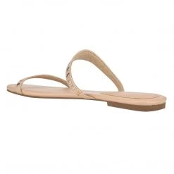 Nine West Brandie Flat Studded Slide Sandals