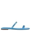 Nine West Brandie Flat Studded Slide Sandals Color Pop