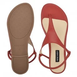 Nine West Braydin Stretch Flat Sandals 7 Nine West Braydin Stretch Flat Sandals