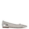 Nine West Metallic Mindset Brex Pointy Toe Flats
