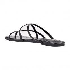 Nine West Brice Flat Toe Ring Slide Sandals Fun Flats
