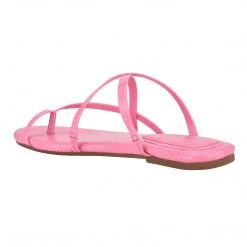 Nine West Color Pop Brice Flat Toe Ring Slide Sandals 9 Nine West Color Pop Brice Flat Toe Ring Slide Sandals