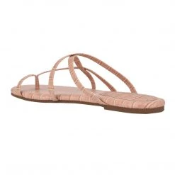 Nine West Brice Flat Toe Ring Slide Sandals 4 Nine West Brice Flat Toe Ring Slide Sandals