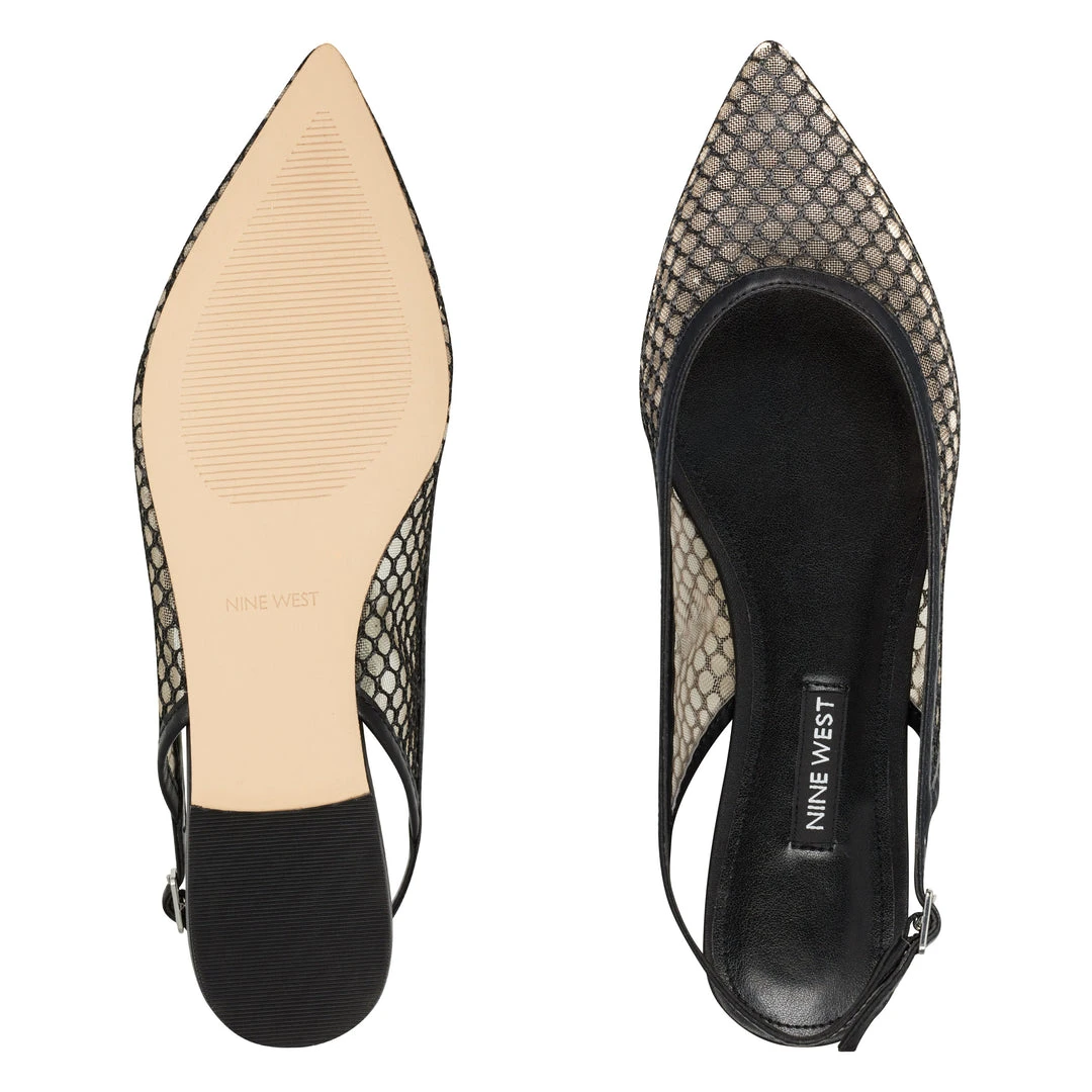 Nine West Brin Dress Flats Mules & Slides 8 Nine West Brin Dress Flats Mules & Slides