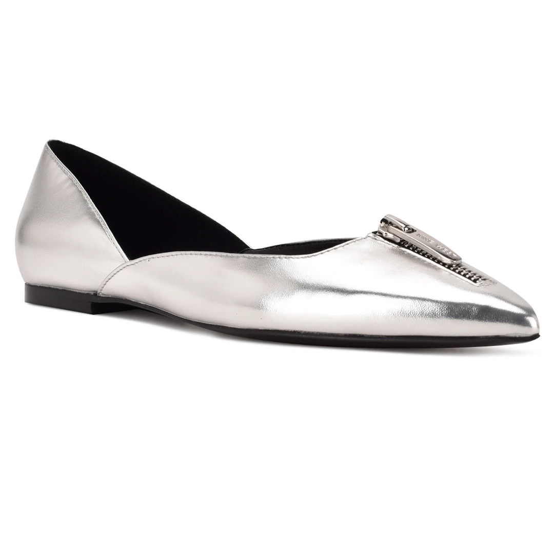 Nine West Brina Pointy Toe Flats Metallic Mindset 4 Nine West Brina Pointy Toe Flats Metallic Mindset