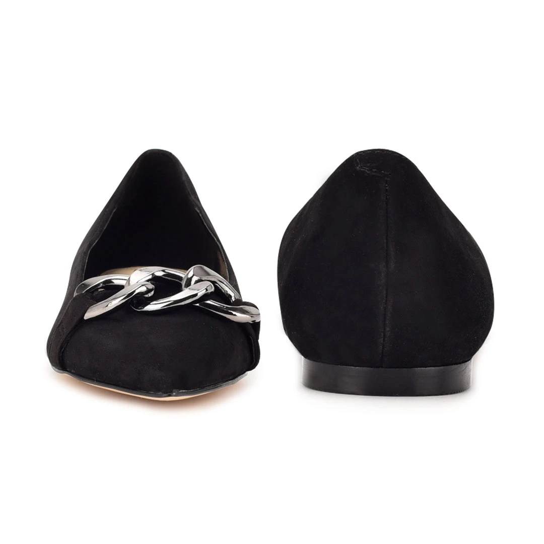 Nine West Brinks Pointy Toe Flats 6 Nine West Brinks Pointy Toe Flats