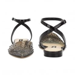 Nine West Briya Pointy Toe Flats In The Clear