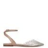 Nine West Briya Pointy Toe Flats In The Clear
