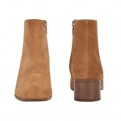 Nine West Cabra Square-Toe Booties Boots & Booties 6 Nine West Cabra Square-Toe Booties Boots & Booties