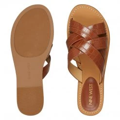 Nine West Cade Flat Slide Sandals Mules & Slides