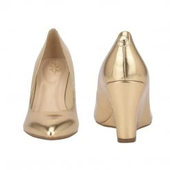 Nine West Cal 9x9 Dress Wedges Metallic Mindset 5 Nine West Cal 9x9 Dress Wedges Metallic Mindset
