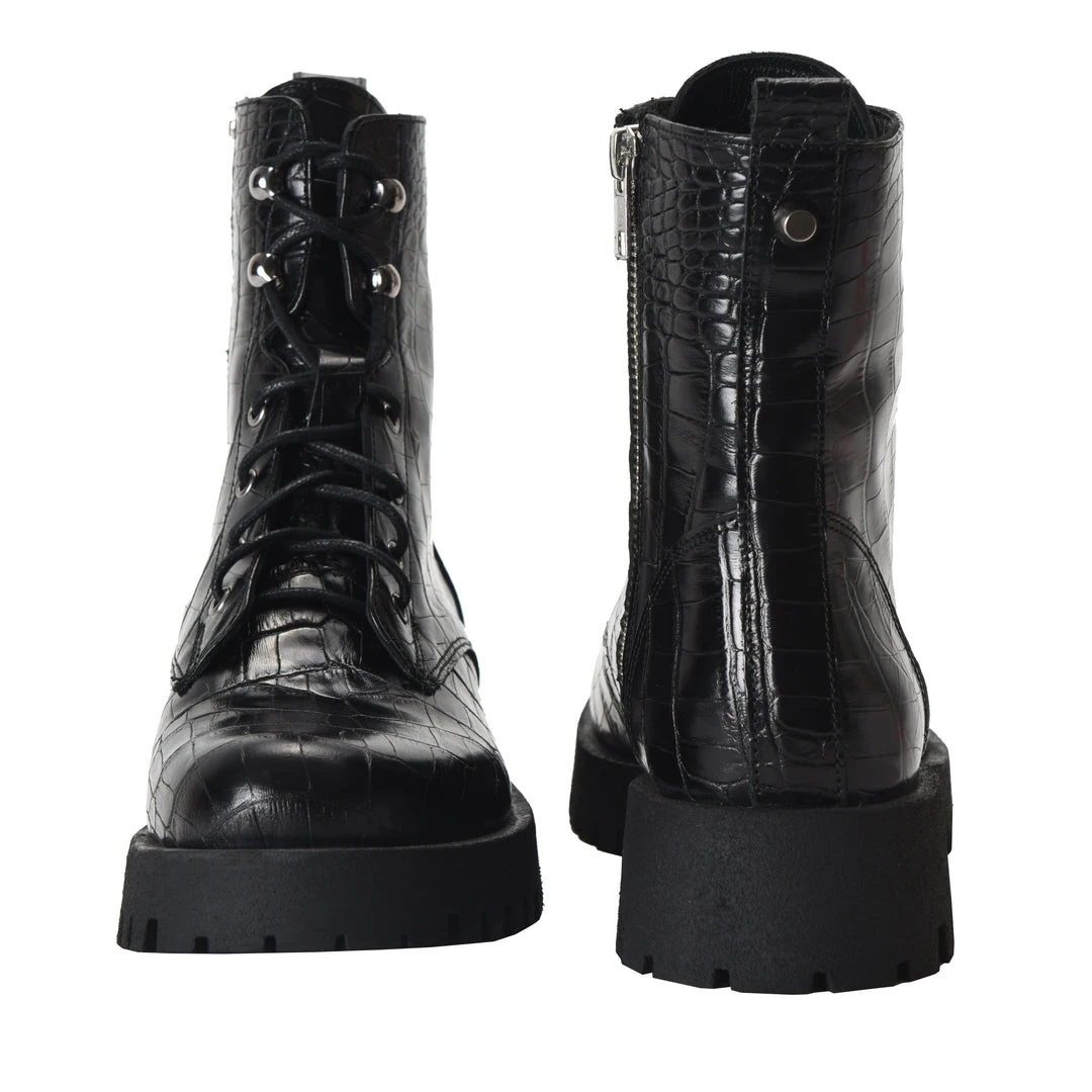 Nine West Calisa Combat Lug Sole Boots 7 Nine West Calisa Combat Lug Sole Boots