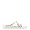 Nine West Calm Slide Sandals Metallic Mindset