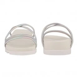 Nine West Calm Slide Sandals Metallic Mindset