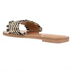 Nine West Weave Got You Cammie Flat Slide Sandals