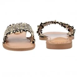 Nine West Weave Got You Cammie Flat Slide Sandals