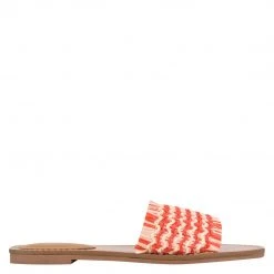 Nine West Weave Got You Cammie Flat Slide Sandals