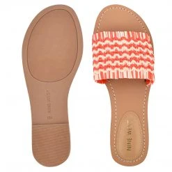 Nine West Weave Got You Cammie Flat Slide Sandals