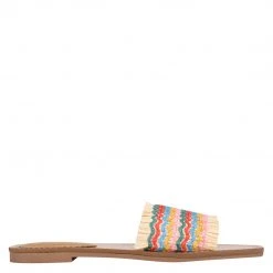 Nine West Weave Got You Cammie Flat Slide Sandals