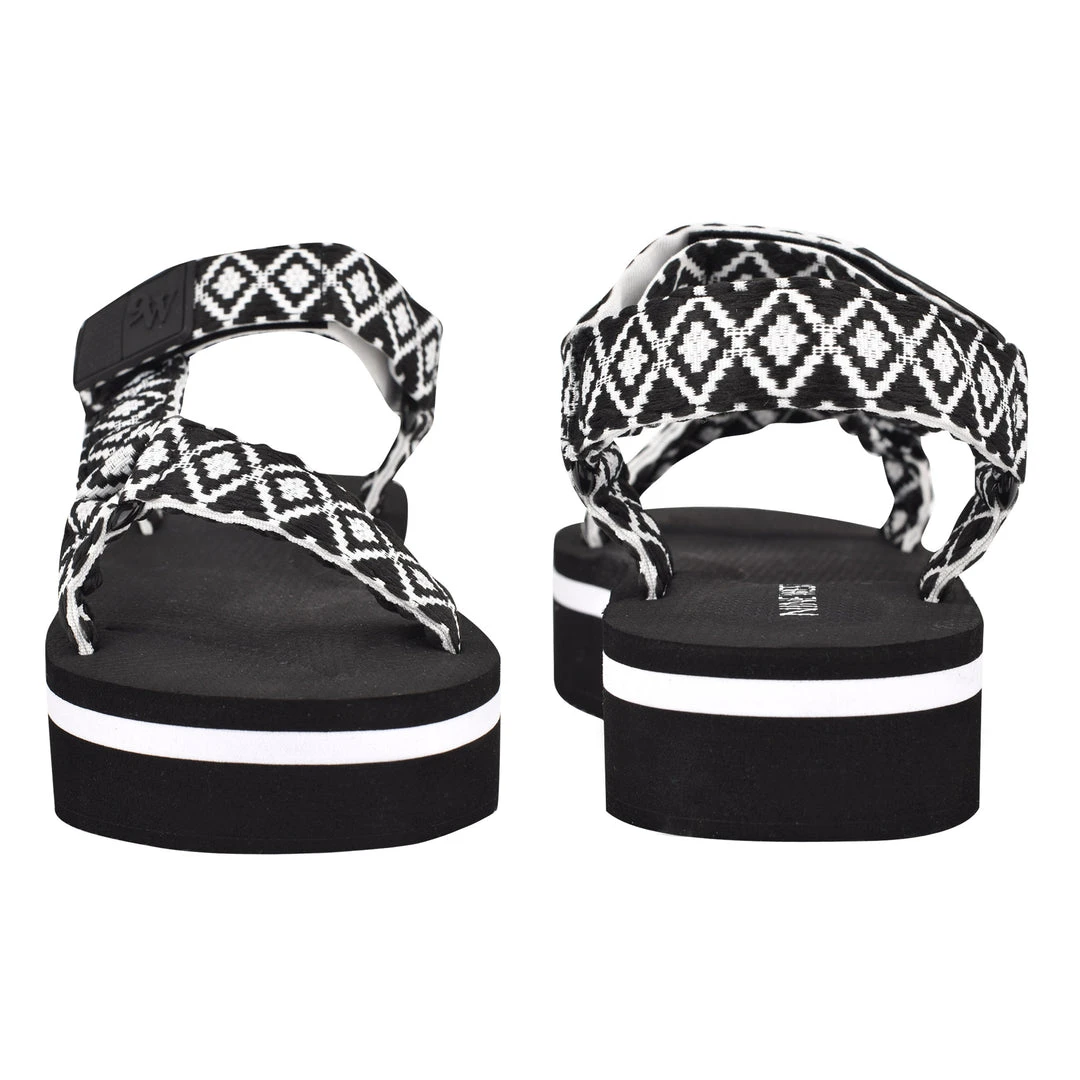 Nine West Weave Got You Camping Platform Sandals 6 Nine West Weave Got You Camping Platform Sandals