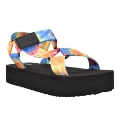 Nine West Camping Platform Sandals Weave Got You