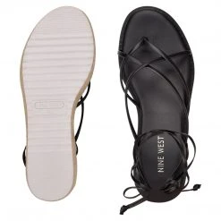 Nine West Candid Ankle Wrap Espadrille Sandals 6 Nine West Candid Ankle Wrap Espadrille Sandals