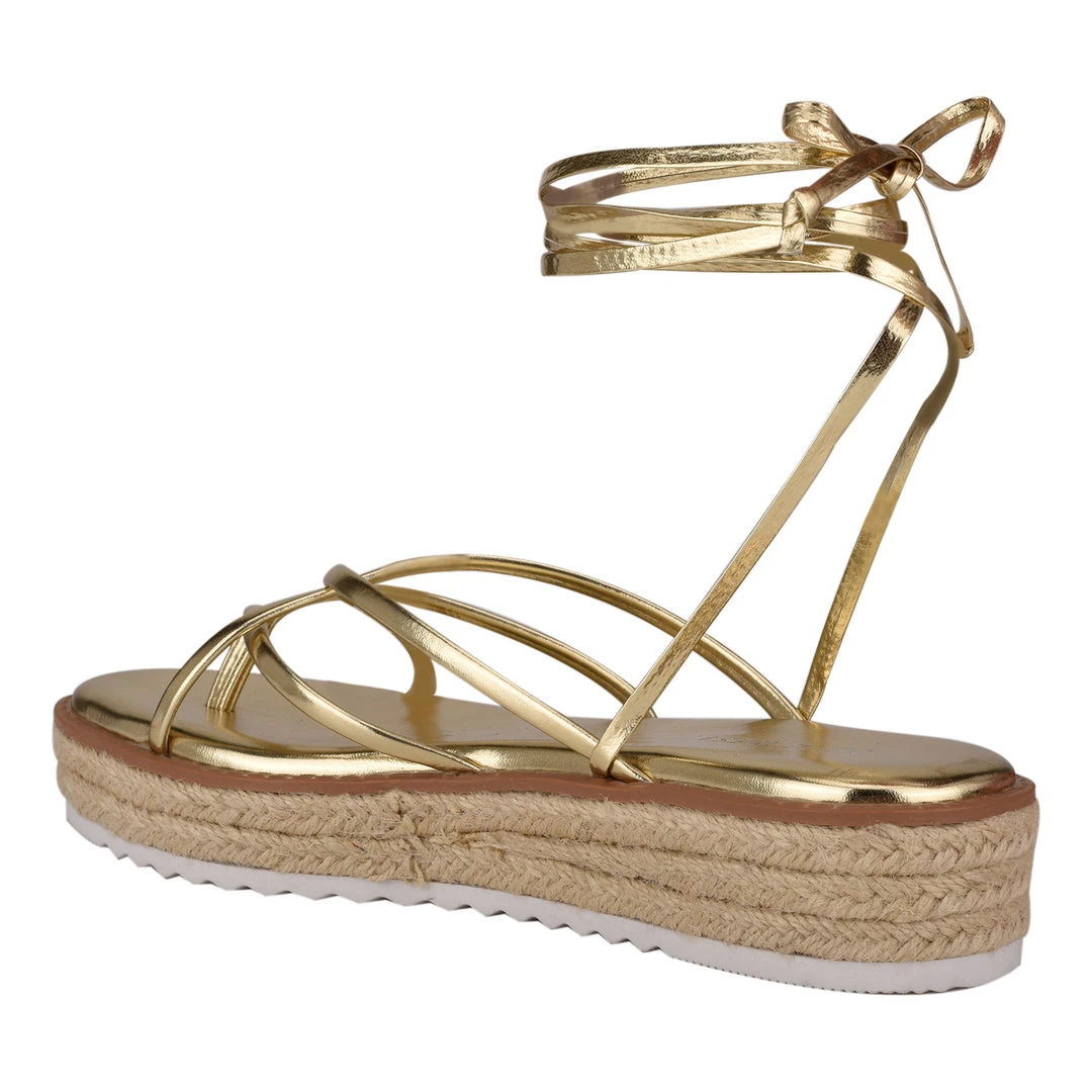 Nine West Candid Ankle Wrap Espadrille Sandals 5 Nine West Candid Ankle Wrap Espadrille Sandals