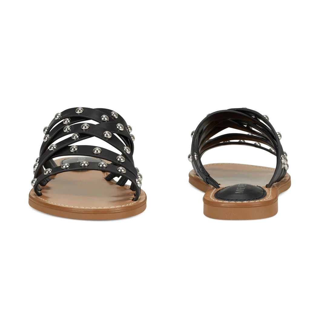 Nine West Candy Flat Slide Sandals 7 Nine West Candy Flat Slide Sandals