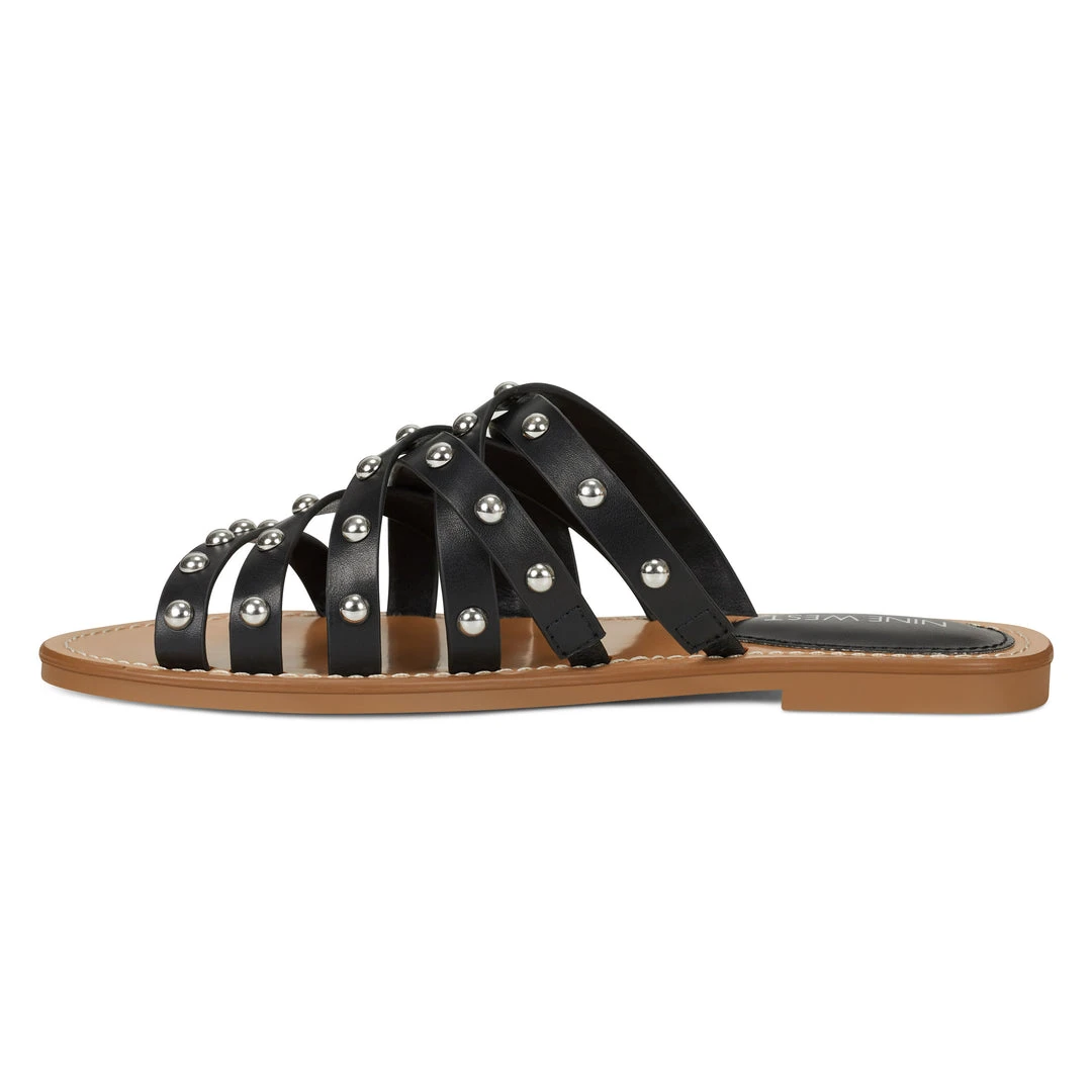 Nine West Candy Flat Slide Sandals 6 Nine West Candy Flat Slide Sandals