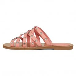 Nine West Candy Flat Slide Sandals Mules & Slides