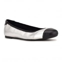 Nine West Metallic Mindset Capted Ballet Flats