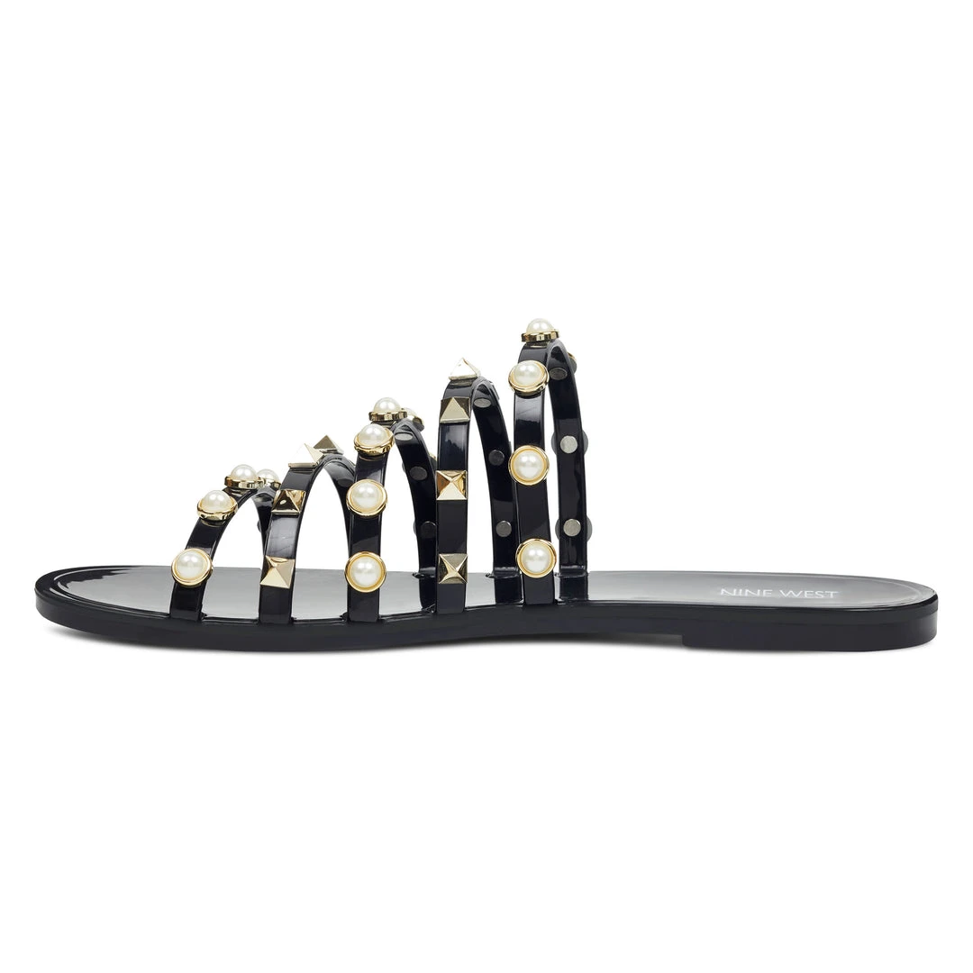 Nine West Flats Cariana Jelly Sandals Nine West Flats Cariana Jelly Sandals