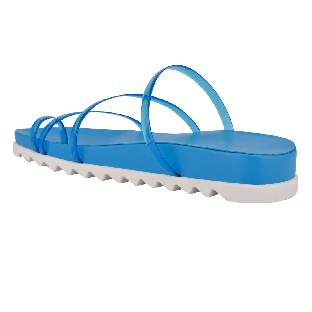 Nine West Color Pop Cati Slide Sandals 5 Nine West Color Pop Cati Slide Sandals