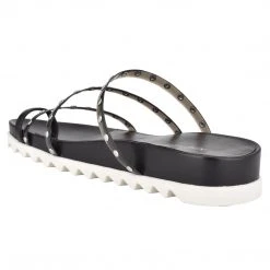 Nine West Cato Studded Slide Sandals Mules & Slides