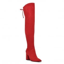Nine West Ceeya 9x9 Over The Knee Heeled Boots Color Pop
