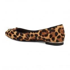 Nine West Celia Logo Almond Toe Flats