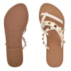 Nine West Cerri Flat Slide Sandals