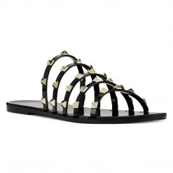 Nine West Charli Flat Slide Sandals Fun Flats