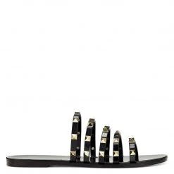 Nine West Charli Flat Slide Sandals Fun Flats