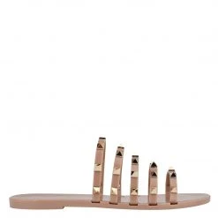 Nine West Charli Flat Slide Sandals Fun Flats