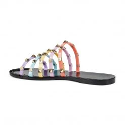Nine West Color Pop Charli Flat Slide Sandals