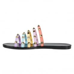 Nine West Color Pop Charli Flat Slide Sandals
