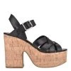 Nine West Cheers Heeled Platform Sandals Weave Got You