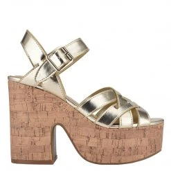 Nine West Weave Got You Cheers Heeled Platform Sandals