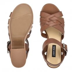 Nine West Cheers Heeled Platform Sandals